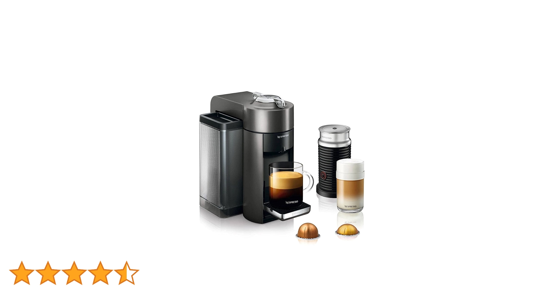 コーヒーメーカー・エスプレッソマシン NESPRESSO coffee maker & milk server Nespresso Vertuo Coffee Machine with Aeroccino Milk Frother